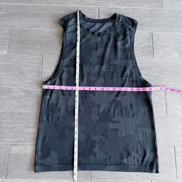 Lululemon Metal Vent Tech Muscle Tank Asphalt Grey / Obsidian / Black Men’s M - Picture 14 of 14
